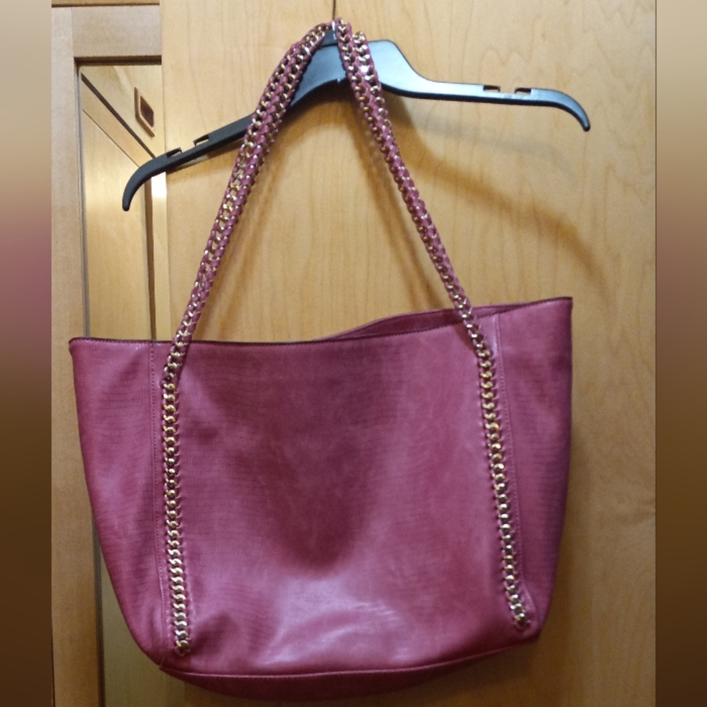 SPRING BAG, Mossimo Hot Pink Snake Print Tote Bag